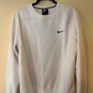 Nike Men's Off-White Crewneck Sweater